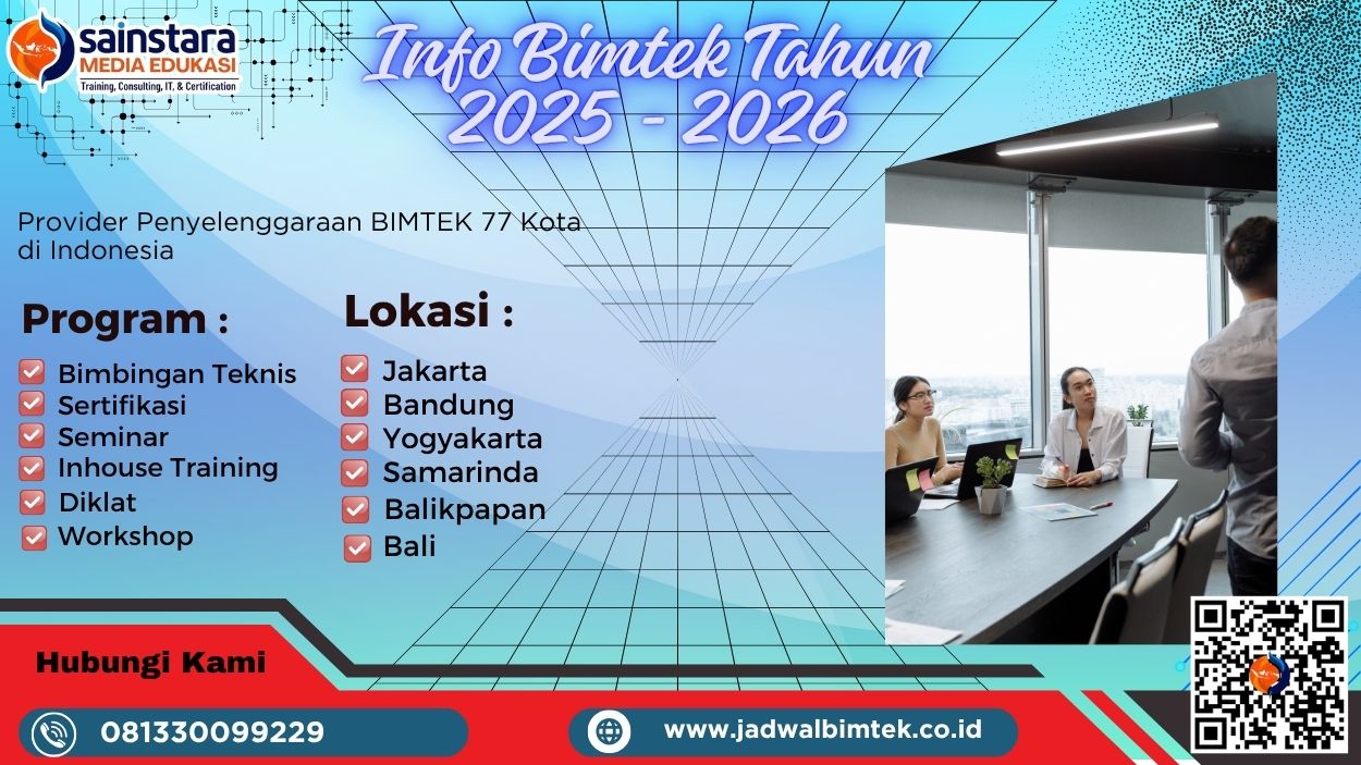 Info Bimtek ISO 45001:2018 tentang Sistem Manajemen Kesehatan dan Keselamatan Kerja (SMK3) Tahun 2025 - 2026