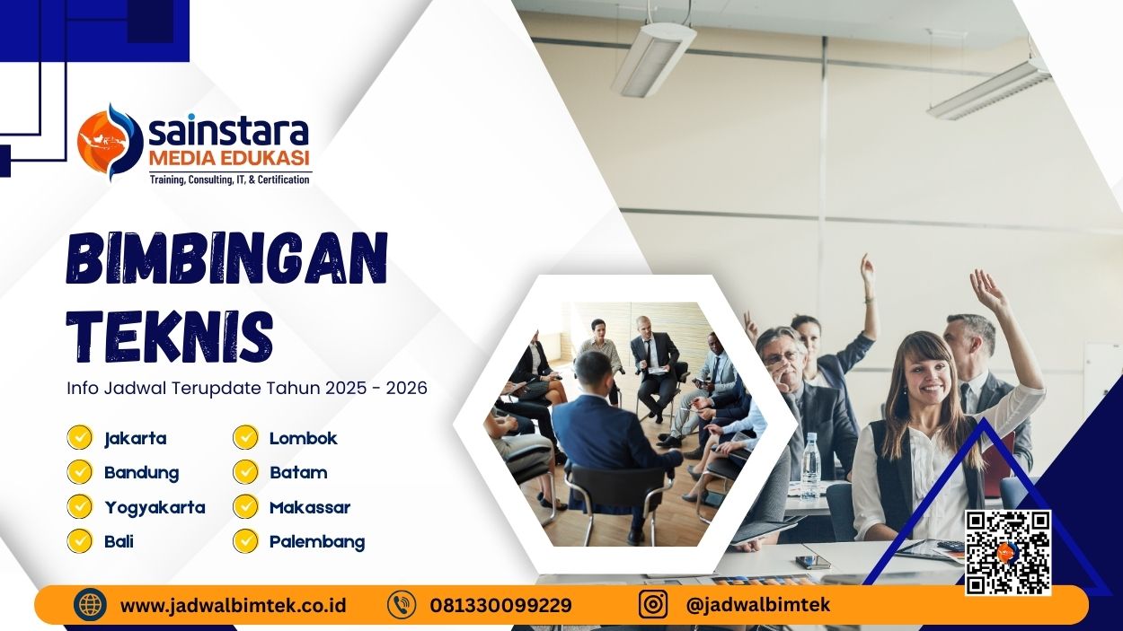 Jadwal Bimtek Pelatihan Manajemen Mutu dan Keselamatan Pasien Tahun 2025 - 2026