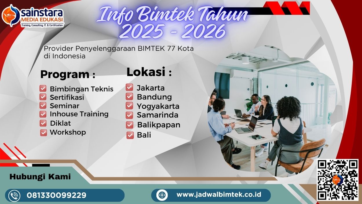 Info Bimtek Tata Kelola Kas dan Rekening Pemerintah Pusat Tahun 2025 - 2026