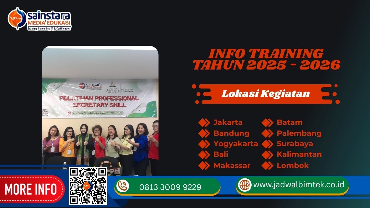 Info Training Keselamatan Kerja di Pertambangan Batu Bara dan Mineral Tahun 2025 - 2026