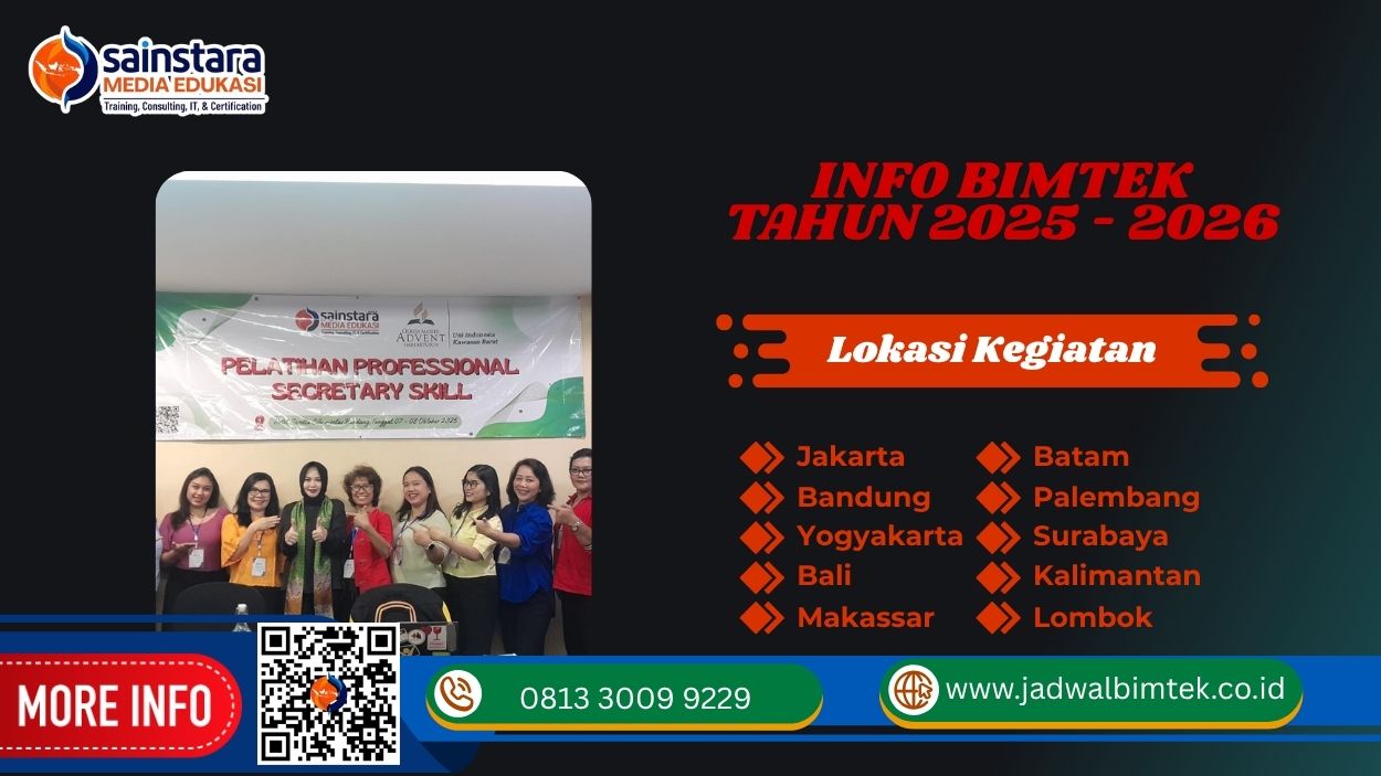 Info Bimtek K3 Lingkungan Kerja dan Ergonomi Tahun 2026