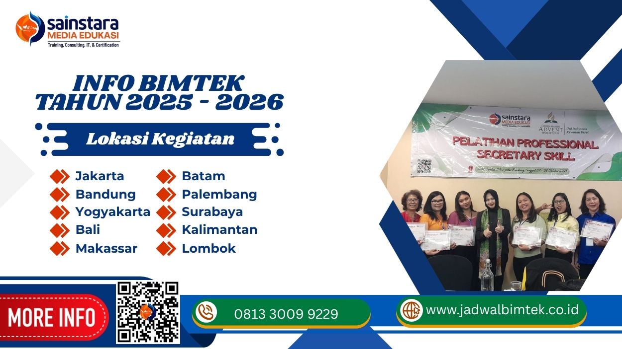 Info Bimtek Peningkatan Kompetensi SDM K3 dalam Era Digital dan Smart Industry 4.0 Tahun 2026