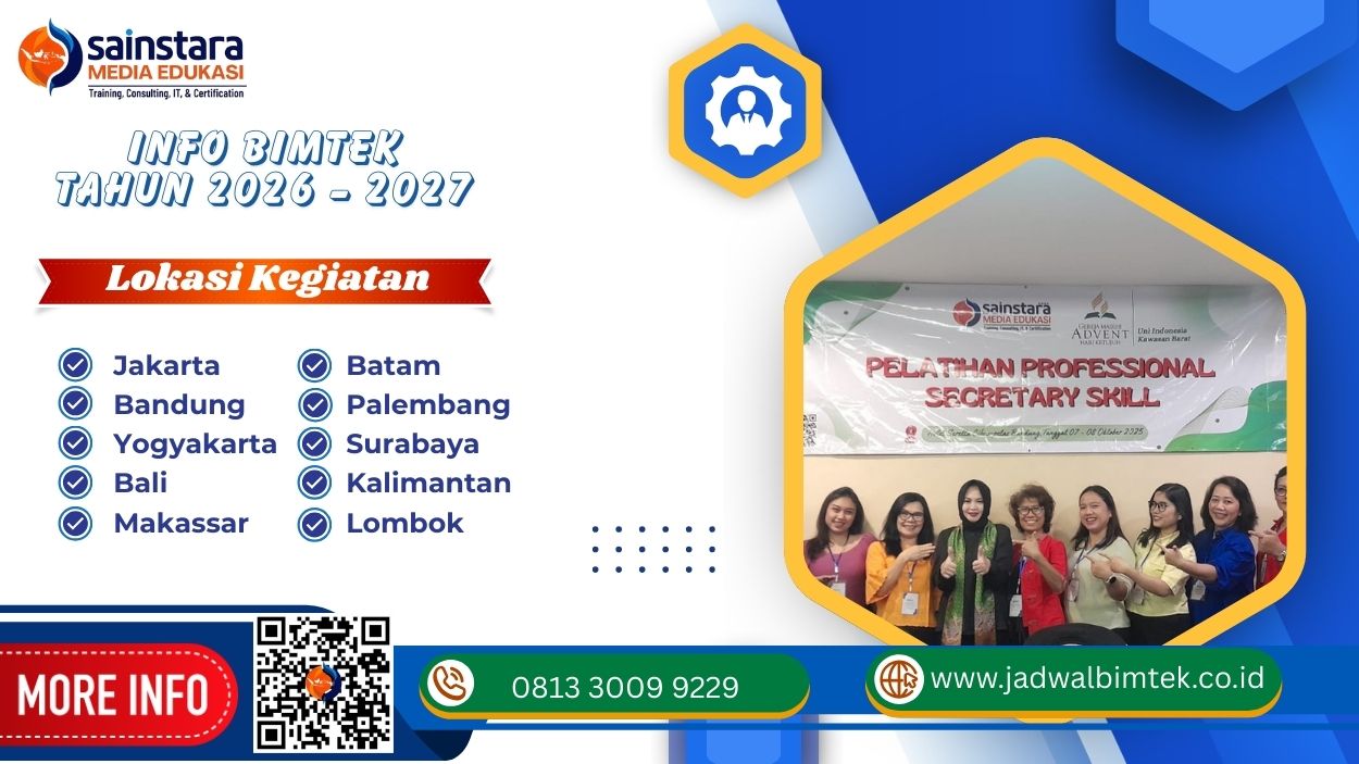 Info Bimtek Manajemen ASN dalam Reformasi Birokrasi Tahun 2026 - 2027