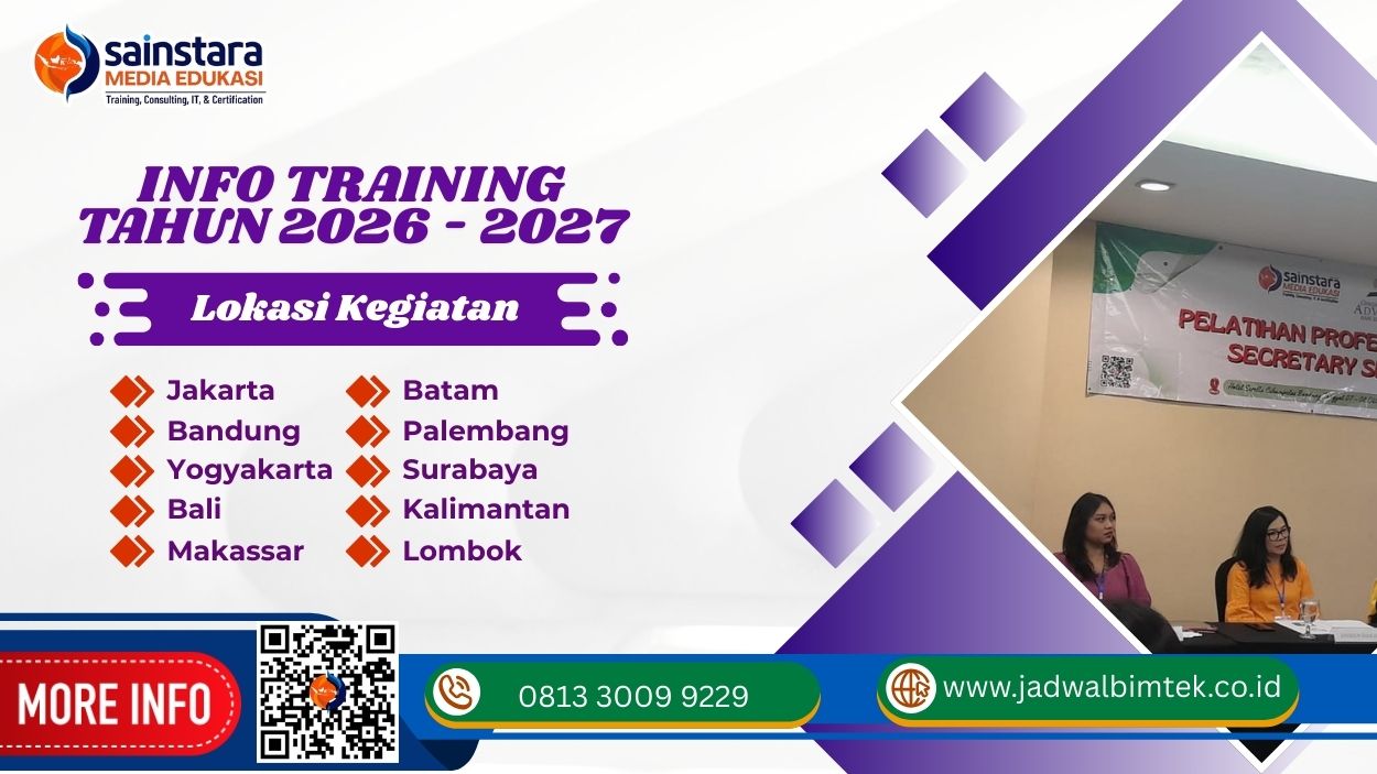 Info Training Identifikasi, Analisis, dan Evaluasi Risiko Bisnis Tahun 2026 - 2027