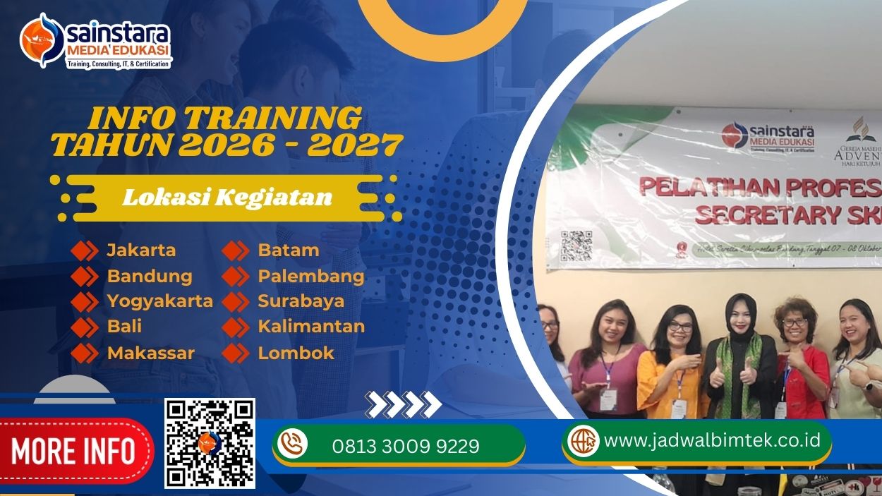 Info Training Manajemen Risiko Strategis Perusahaan Tahun 2026 - 2027