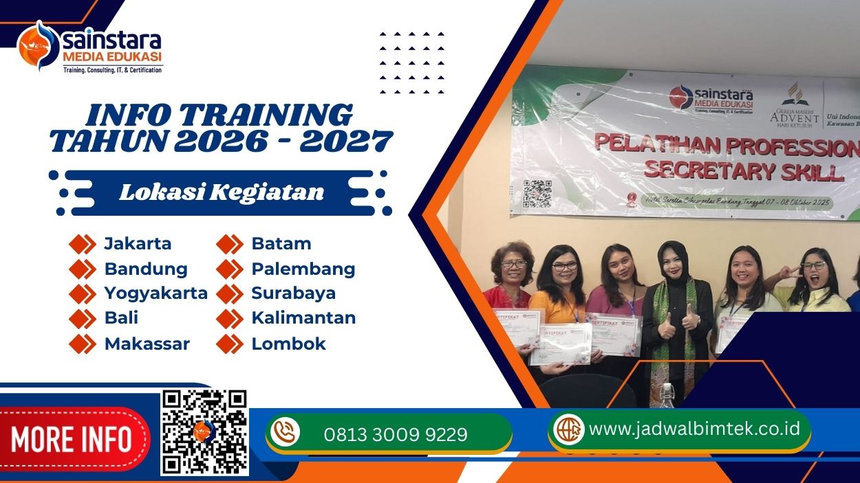 Info Training Integrasi Manajemen Risiko dengan Good Corporate Governance Tahun 2026 - 2027