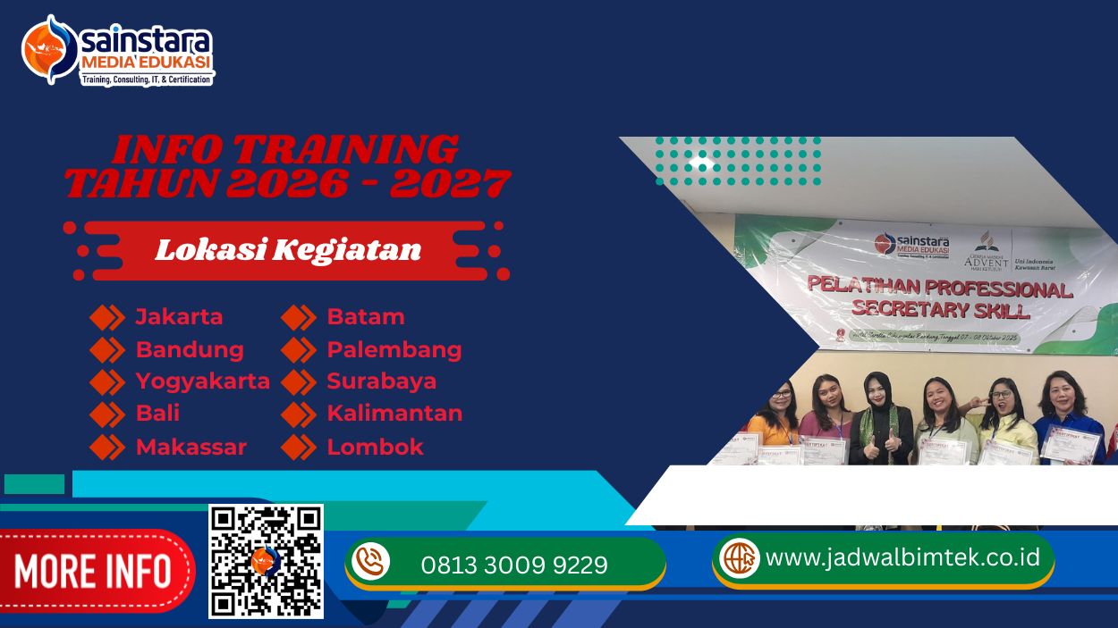 Info Training Manajemen Risiko pada Transformasi Digital Tahun 2026 - 2027