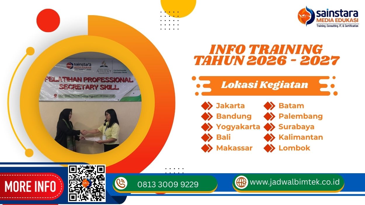 Info Training Manajemen Risiko Berbasis Key Risk Indicator (KRI) Tahun 2026 - 2027