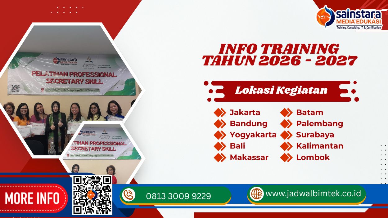 Info Training Manajemen Risiko pada Sektor Perbankan dan Keuangan Tahun 2026 - 2027