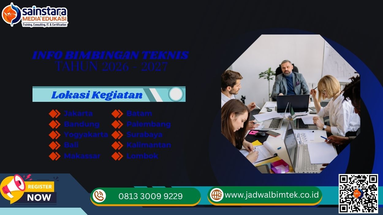 Info Bimtek Tata Cara Penatausahaan Kas Bendahara sesuai Ketentuan Peraturan Perundang-undangan Tahun 2026 - 2027