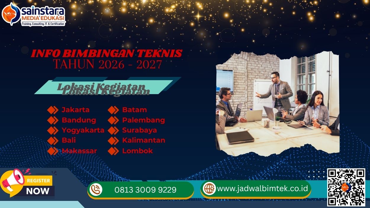 Info Bimtek Teknik Penyimpanan, Pelabelan, dan Inventarisasi Bahan Laboratorium Tahun 2026 - 2027